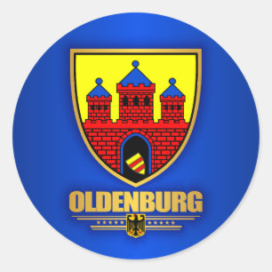 Oldenburg Classic Round Sticker