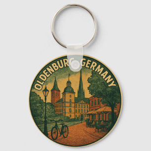 Oldenburg Germany City Art Key Ring