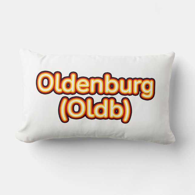 Oldenburg(Oldb) Deutschland Germany Lumbar Cushion (Front)
