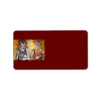 Older Bolder Ladies Address Label
