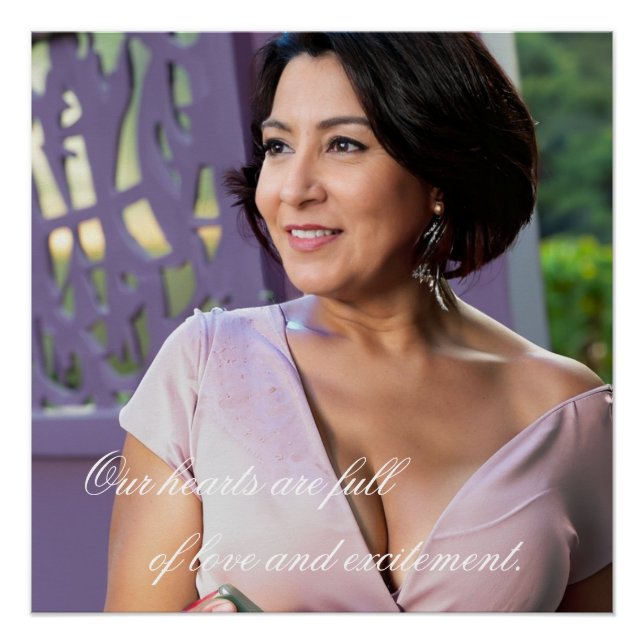 Older Couple Romantic Candid Pictures in Love Poster (Front)