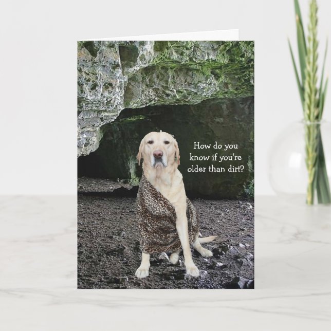 Older than Dirt? Card (Front)