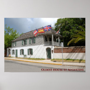 Oldest House,St Augustine Florida Poster