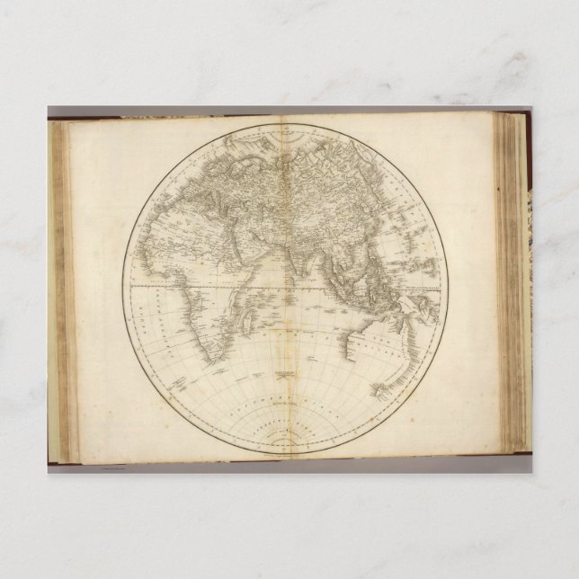 Oldest map of the world postcard (Front)