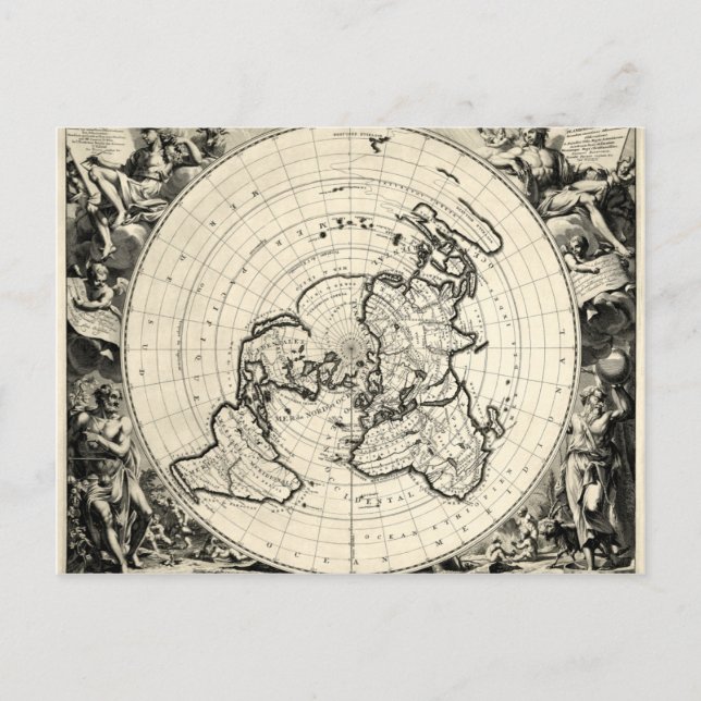 Oldest map postcard (Front)