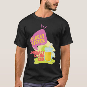 Oldest Sister Lemon Stand CEO Lemonade Lover T-Shirt