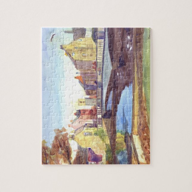 Oldgate Bridge,Morpeth Jigsaw Puzzle (Vertical)