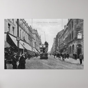 Oldham Street, Manchester, c.1910 Poster