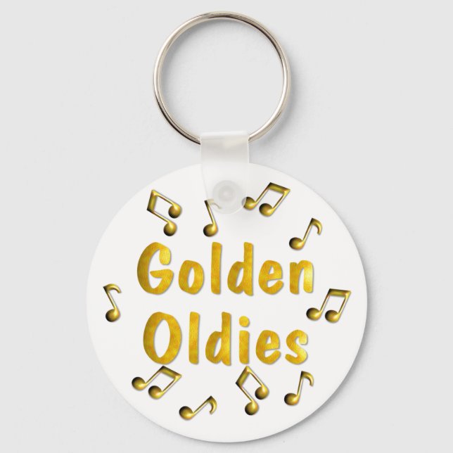 Oldies Music Key Ring (Front)