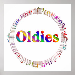 Oldies Music Poster