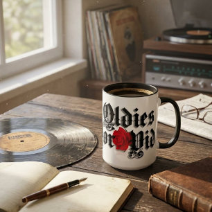 Oldies por vida Coffee mug
