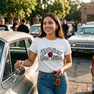 Oldies por vida tee shirt