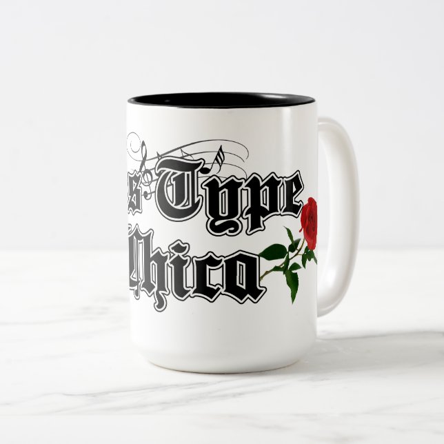 Oldies type of Chica Two-Tone Coffee Mug (Front Right)