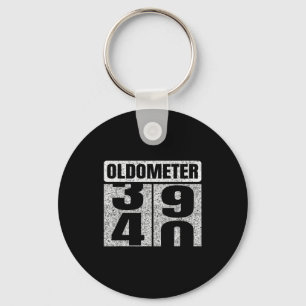 Oldometer &#; -40 40th Birthday 40 Year Old Funny  Key Ring