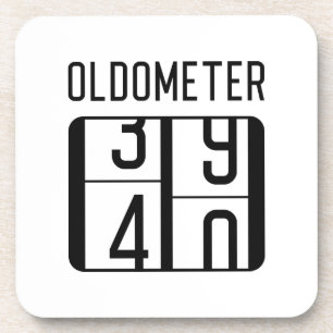 Oldometer 40 coaster