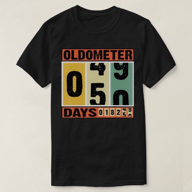 Oldometer 4950 50  T-Shirt (Design Front)