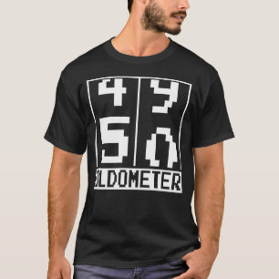 Oldometer 50th Birthday For Men And Women  6 T-Shirt