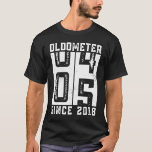 Oldometer 5th Birthday Vintage 5 Years Old Since T-Shirt