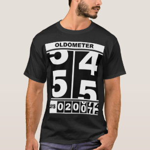 Oldometer 65th Birthday Funny Milestone Odometer T-Shirt