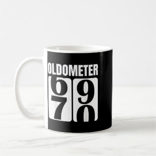 Oldometer 70th Birthday Funny Design Coffee Mug