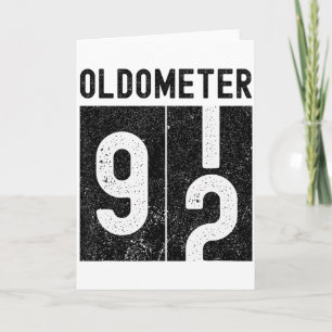 Oldometer 92nd Birthday Funny Retro Turning 92 Yea Card
