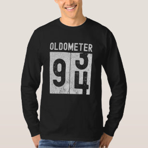 Oldometer 94th Birthday Retro Turning 94 Years Ol T-Shirt
