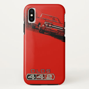 Olds 442 vintage poster iPhone x case