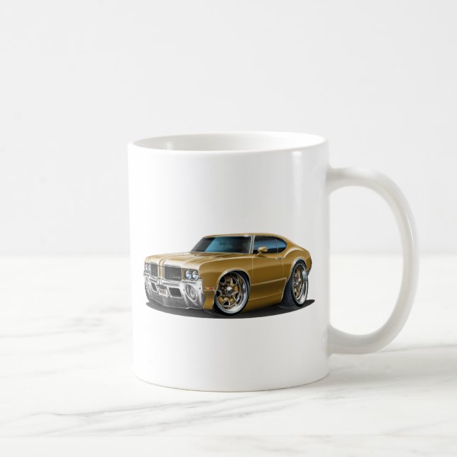 Olds Cutlass Brown Car Coffee Mug (Right)