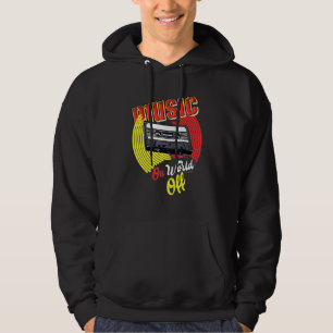 Oldschool Music Ghetto Blaster Vintage Style 2 Hoodie