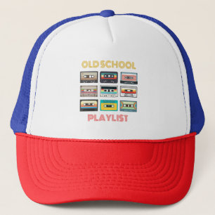 Oldschool playlist trucker hat