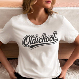 Oldschool Retro Script T-Shirt