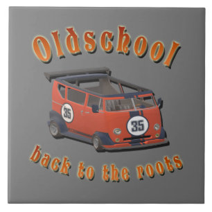 Oldschool Speed - ​Back to the roots! Ceramic Tile