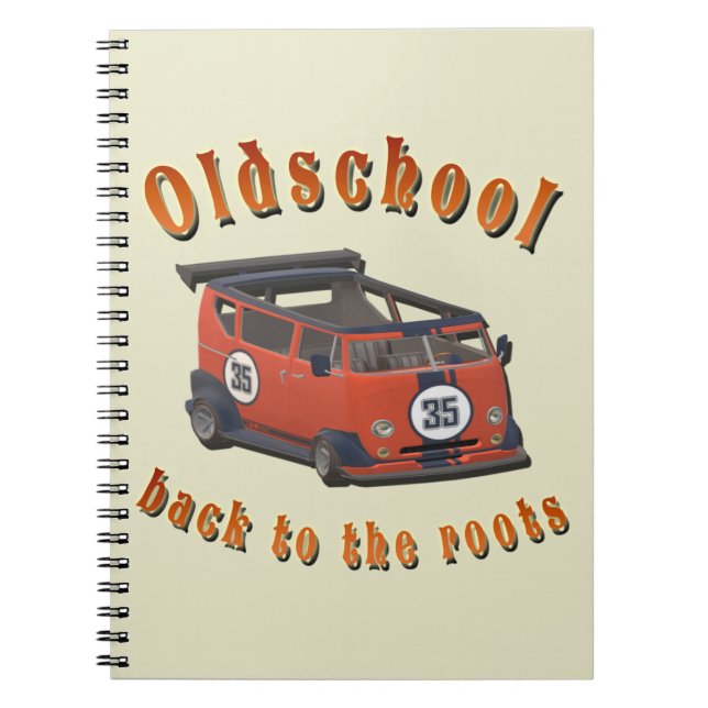 Oldschool Speed - ​Back to the roots! Notebook (Front)