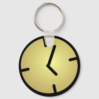 Oldskool Clock Keychain