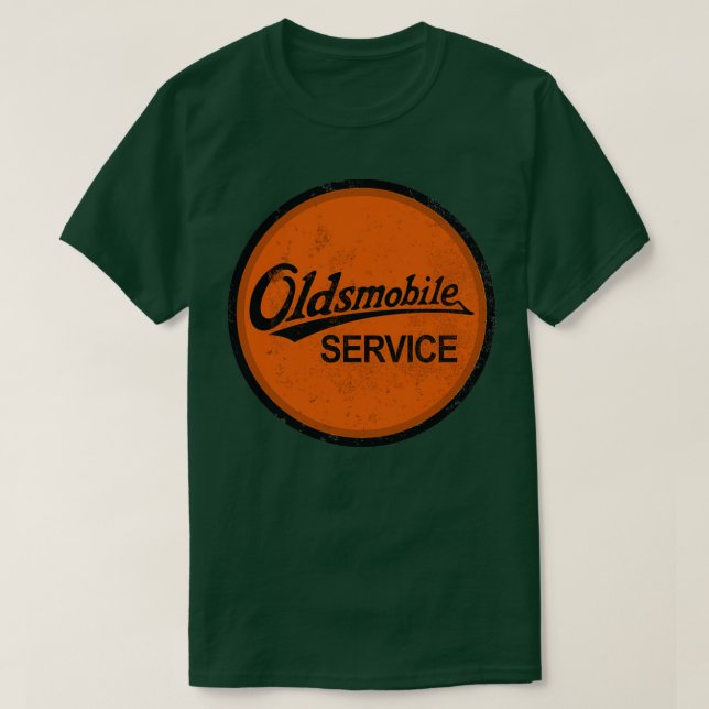 Oldsmobile Service distressed T-Shirt (Design Front)