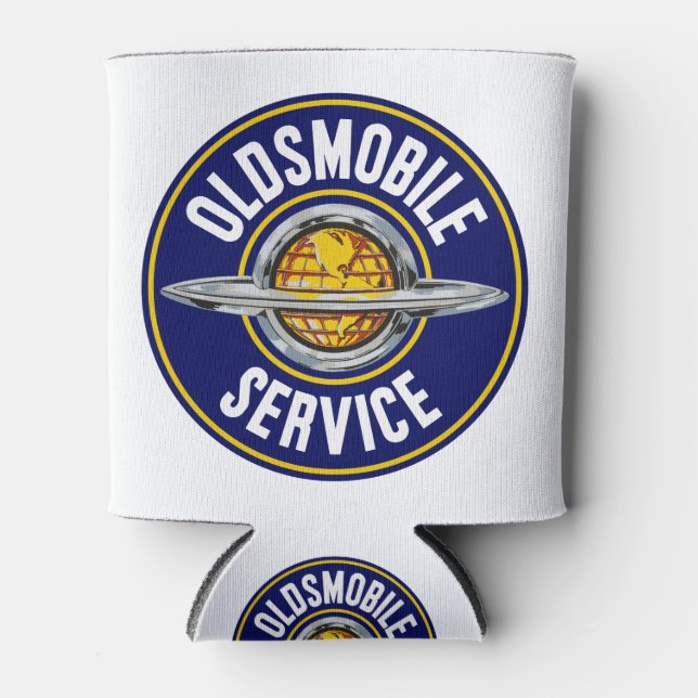 Oldsmobile Service vintage sign. Can Cooler (Front)