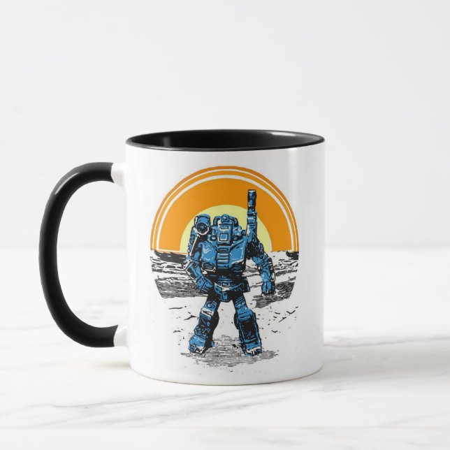 OldTech by Cap’n Ed Ringer Mug (Left)