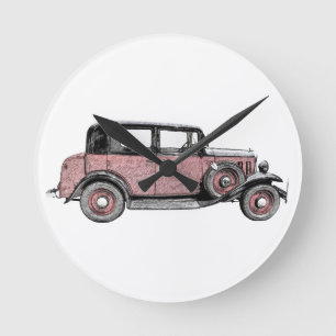 Oldtimer Round Clock