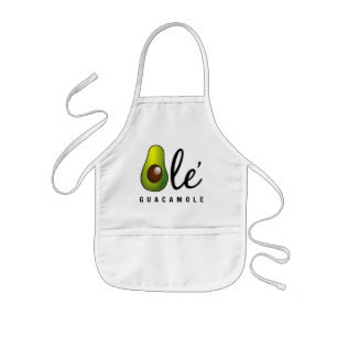 Ole Guacamole Avocado Humour Kids Apron