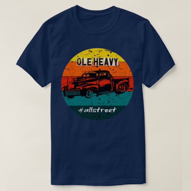 Ole Heavy Ziptie Heifer t shirt Street Racing shir (Design Front)