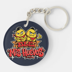 Ole mis huevos 2 key ring