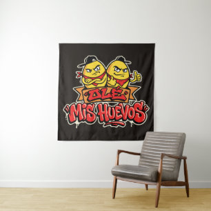 Ole mis huevos 2 tapestry