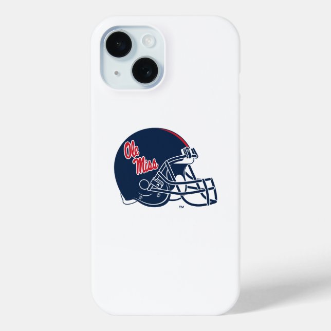 Ole Miss Football Helmet | Dark Blue Case-Mate iPhone Case (Back)