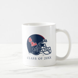 Ole Miss Football Helmet   Dark Blue Coffee Mug