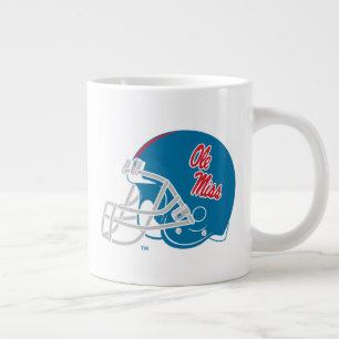 Ole Miss Football Helmet   Light Blue Large Coffee Mug