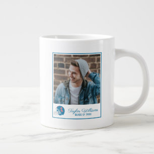 Ole Miss Football Helmet   Light Blue Large Coffee Mug