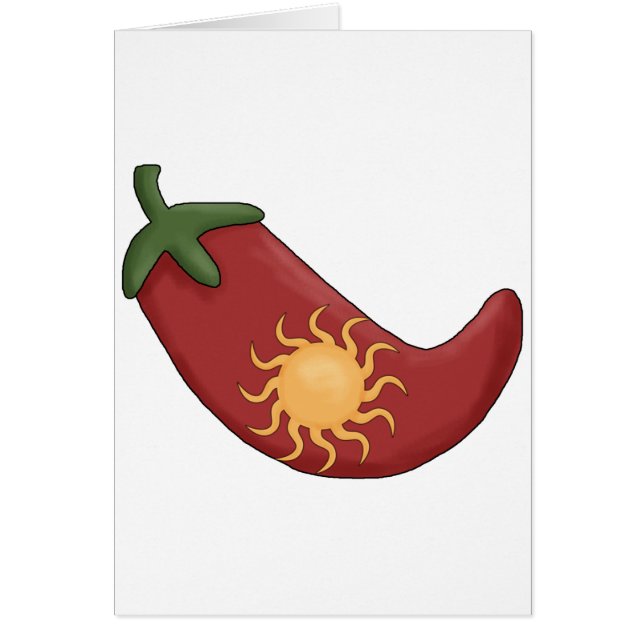 Ole! Sun Stuffed Red Chilli Pepper - Blank Inside (Front)