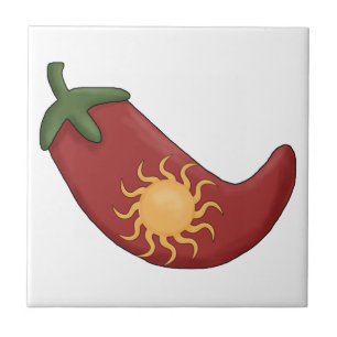 Ole! Sun Stuffed Red Chilli Pepper - Chile Relleno Tile