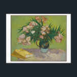 Oleanders by Vincent Van Gogh Floral Postcard<br><div class="desc">"Oleanders" by Vincent Van Gogh,  1888</div>