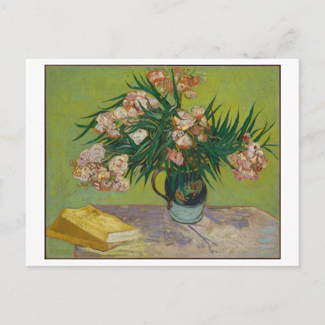 Oleanders by Vincent Van Gogh Floral Postcard (Front)